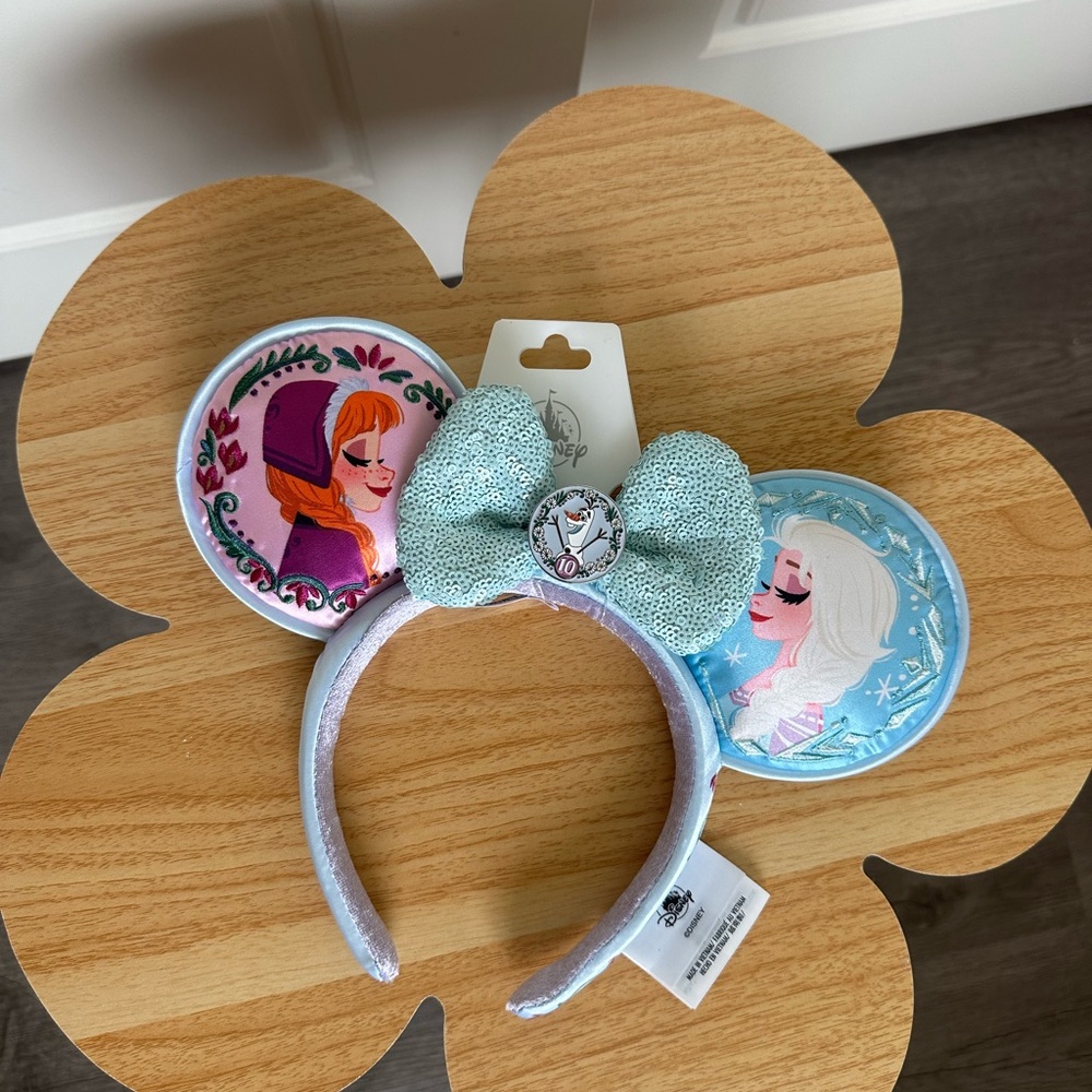 Disney Frozen Anna and Elsa Sequin Ears / Headband